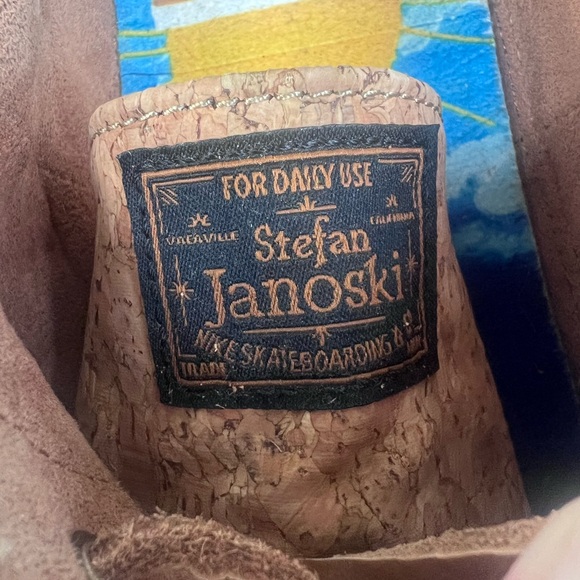 DS NIKE 2015 ZOOM STEFAN JANOSKI ELITE SB 725074 201 CORK / LEATHER Laces 11.5 - Picture 5 of 7